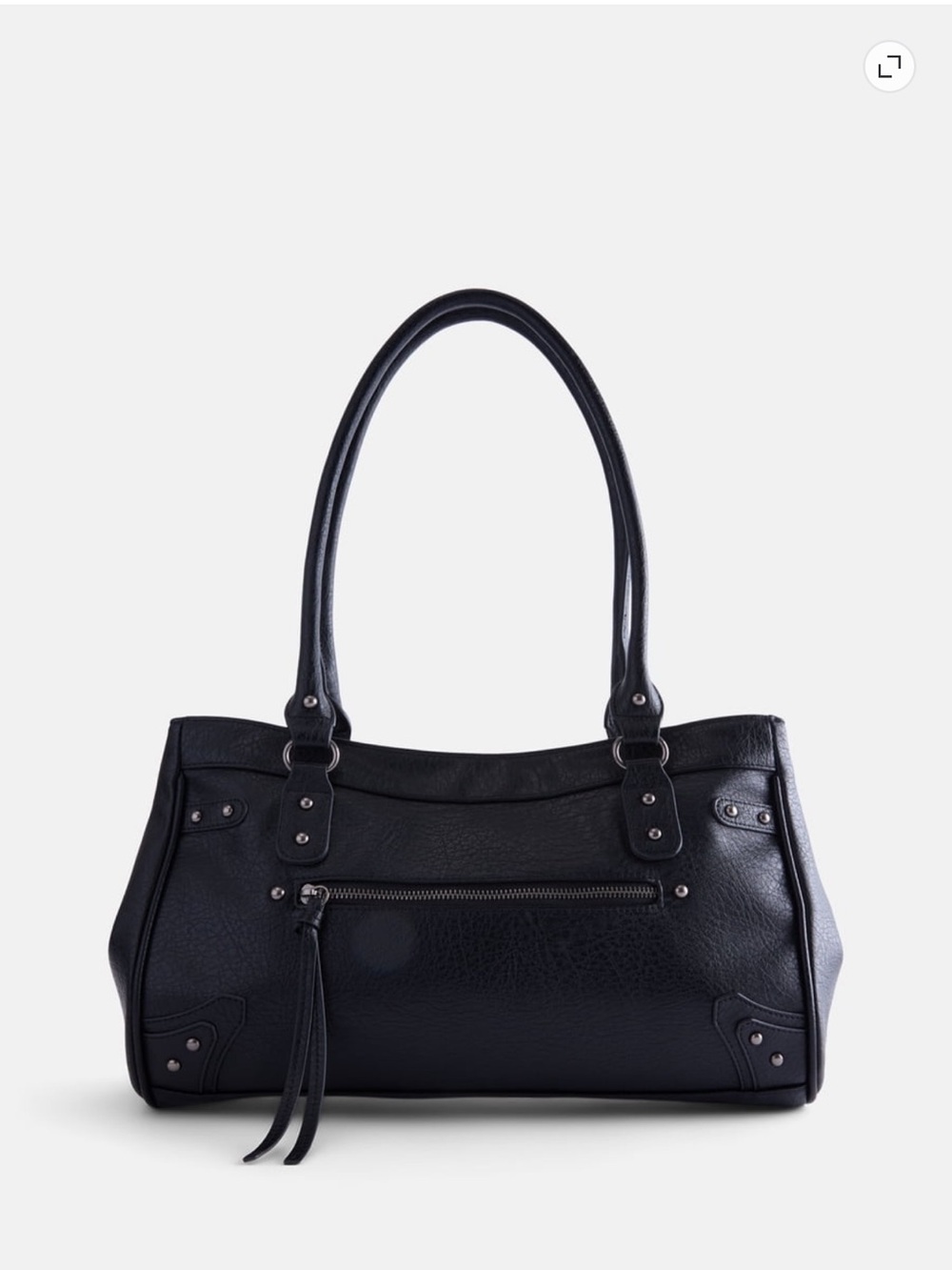 No Boundaries Women's Large Black Shoulder Bag Purse NEW